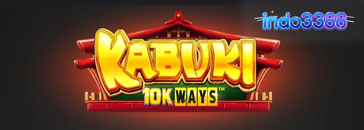 Tampilan visual slot Kabuki 10k Ways dengan nuansa teater Jepang
